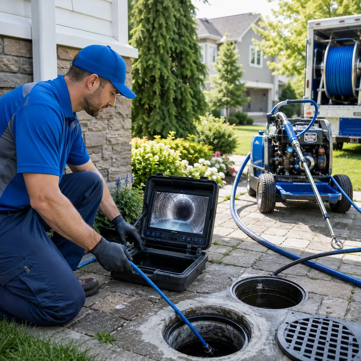 Outdoor drain cleaning professionals serving Neavitt, MD